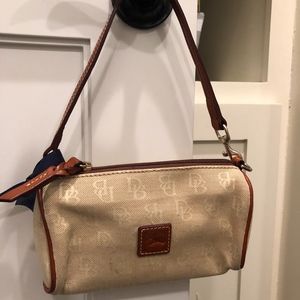 Dooney and Burke beige mini bag